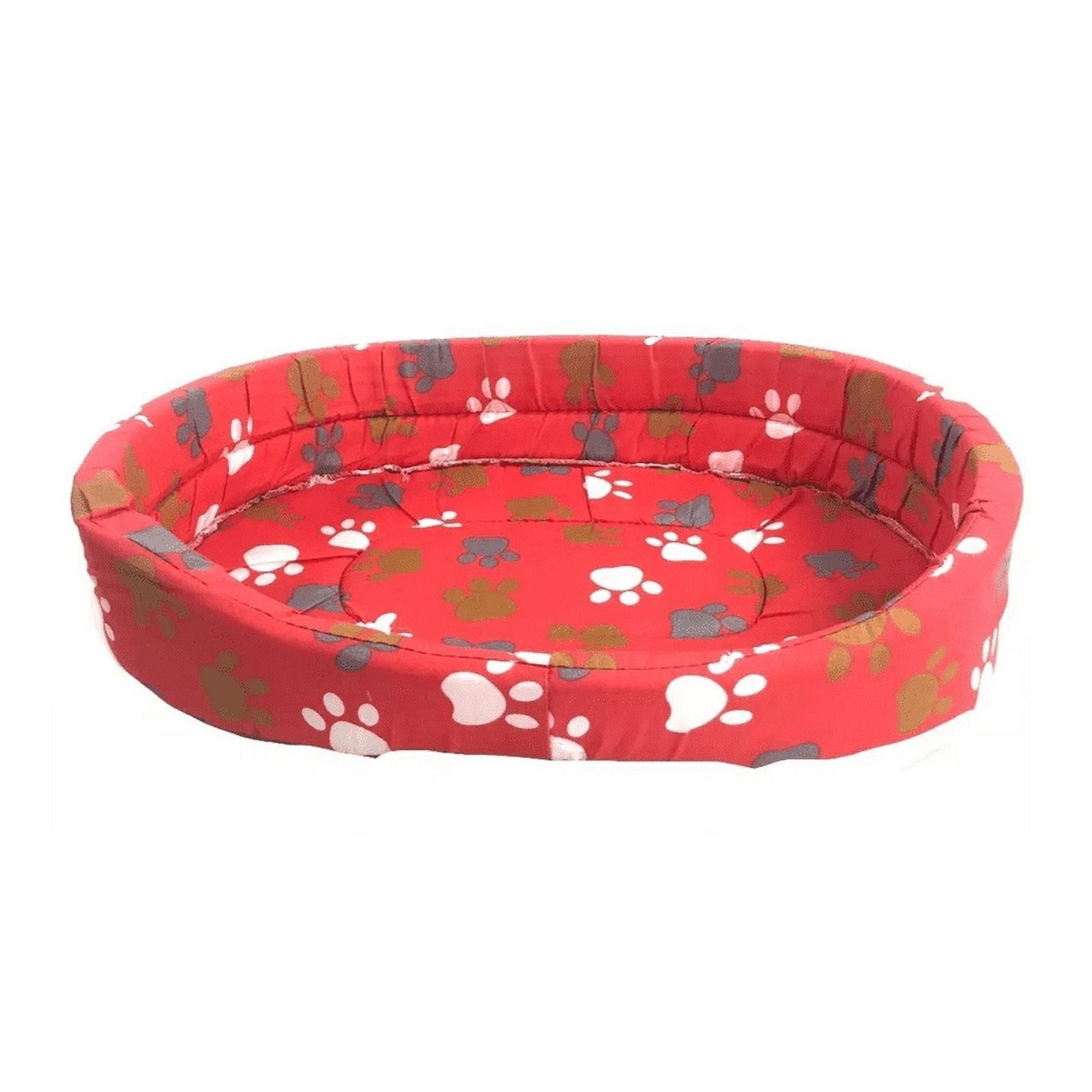 Cama Para Mascotas Perro Gato Diseño Huellitas Talla Xs