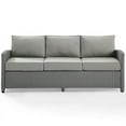 thumbnail image 3 of Crosley Bradenton Wicker Patio Sofa in Gray, 3 of 9