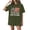 #01 Army Green, variant on Womens 250th Anniversary Shirts 4th Of July Crewneck Short Sleeve Usa Flag Print T-Shirts 1776-2026 Loose Fit Tees, #01 Army Green, 4XL