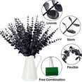 thumbnail image 4 of 36 Pcs Black Eucalyptus Stems Artificial Eucalyptus Leaves Decor Eucalyptus Branches Fake Eucalyptus with Fake Leaves 15 inch Faux Eucalyptus Stem for Vase Wedding Bouquet Home, 4 of 6
