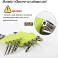 thumbnail image 3 of LEEYNEER Offset Torx Wrenches  8 Piece Torx Allen Wrench Kit  Star Screwdriver T5 T6 T7 T8 T9 T10 T15 T20  Wrench Sets Hand Tools Torx Hex Wrenches, 3 of 6