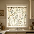 thumbnail image 6 of Retro Wildflower -Floral Nature Animal Blackout Curtains for Living Room Bedroom, Window Curtains Rod Pocket Thermal Insulated Window Drapes, 6 of 6