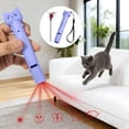 thumbnail image 4 of Forestwhale Multifunctional Cat Teaser Wand 14.2in Interactive Cat Toy with Feather Type-C Rechargeable UV Light Boredom Relief, 4 of 6