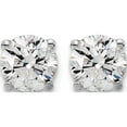 thumbnail image 3 of 14K White Gold 14Kw 2Ctw Lab Grown Diamond Si1/Si2, J, 4-Prg Earring Made In United States em1006-200-wlj, 3 of 5