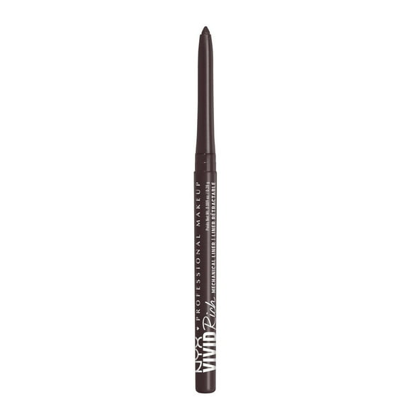 NYX PROFESSIONAL MAKEUP, Liner rétractable Vivid Rich, Crayon pour les yeux, Nuances riches, Formule végane - Smokin Topaz (Brown)