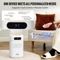thumbnail image 4 of VEVOR 5L(1.32G) Evaporative Humidifier for 538.2 sqft Air Purifier for Bedroom, 4 of 9