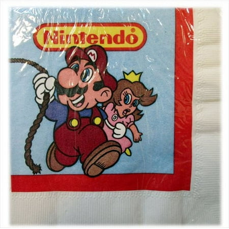 Super Mario Brothers Vintage Lunch Napkins (16ct)