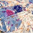 thumbnail image 3 of Pastel Floral - Waterproof Wet Bag (For mealtime, on-the-go, and more!), 3 of 4
