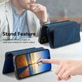 thumbnail image 4 of Feishell For iPhone 11 Pro Max Wallet [Support Magsafe Charger] Magnetic Detachable Flip Leather Phone Case with Card Slots[RFID Blocking], Zipper Bag, Kick-Stand For iPhone 11 Pro Max, Blue, 4 of 13