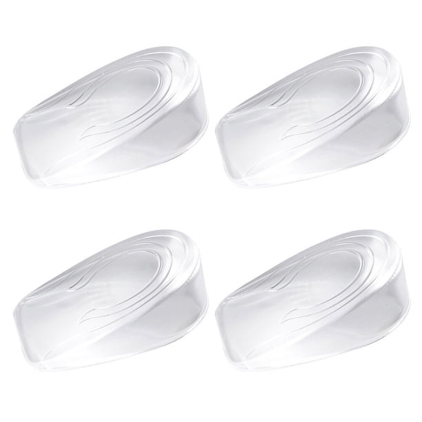 2 pares de plantillas de aumento de altura para hombres Plantillas de elevación de absorción de impactos Inserciones de zapatos