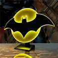 thumbnail image 1 of Batman 831553 Batman Symbol Illuminated Table Lamp or Mountable Wall Art with Dimmer, 1 of 1