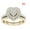Gold, variant on Clearance! KANY Fake Wedding Ring Mother's Day Gifts for Wife Gold Rings for Women Jewel Heart-shaped Ring Women Index Finger Ring Fashion Couple Ring Set Jewelry Gift (Gold Size 5)