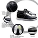 thumbnail image 5 of Black And White37Bowling Supplies Hombres Mujeres Zapatos de bolos Suela antideslizante Zapatos deportivos Transpirables, 5 of 5
