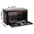 thumbnail image 5 of VEVOR Underbody Truck Box, 36" x 14" x 16" Pickup Storage Box, Heavy Duty Aluminum Diamond Plate Tool Box with Lock and Keys, Waterproof Trailer Storage Box with T-Handle Latch for Truck, Van,Trailer, 5 of 9