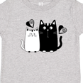 thumbnail image 4 of Inktastic Valentines Day Cat Couple Girls Toddler T-Shirt, 4 of 5