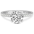 thumbnail image 3 of 5 Carat IGI Certified Round Shape Lab Grown Diamond Engagement Ring | 14K White Gold |Myra Secret Halo Diamond Ring | FG-VS1-VS2 Quality Friendly Diamonds, 3 of 4