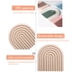 thumbnail image 2 of Naiovety Posavasos aislantes, alfombrillas para botellas, decoración de de comedor extraíble para el hogar, mantel Individual antiescaldado, Cocina y Comedor beige Naiovety HA010139-05, 2 of 6