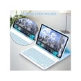 thumbnail image 4 of Keyboard Case with Wireless Mouse Combo for Samsung Galaxy Tab A8 10.5 Inch 2022 Model SM-X200/X205/X207, Smart Folio Cover with Magnetic Detachable Wireless Keyboard and Mice, 4 of 7