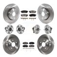 thumbnail image 1 of Transit Auto Front Rear Hub Bearing Assembly Disc Brake Rotor and Ceramic Pads Kit (10Pc) for Car 2019 Toyota C-HR To 06 18 Vehicles Manufactured In Japan Left Right Side (Driver Passenger) KBB-132610, 1 of 11