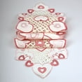 thumbnail image 3 of Current Valentine Hearts Table Runner - 13 x 72-Inch Pink Indoor & Outdoor Dining Decorations, Embroidered Home Decor, Holiday Centerpiece, Machine Washable Polyester, 3 of 6