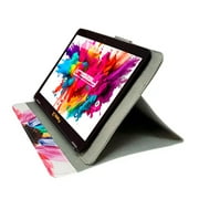 LINSAY 10.1 Octa Core 4GB RAM 128GB Storage Android 13 Tablet with case Rainbow Marble