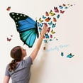 thumbnail image 1 of Decoración de pared de mariposas Decoración de hogar combinada TUNC Sencillez, 1 of 5