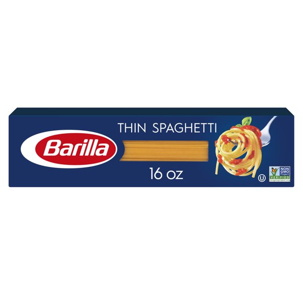 Barilla Thin Spaghetti Pasta Noodles, 16 oz