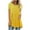 Yellow, variant on Ecqkame Womens Summer Tops Fashion Women Fashion Short Sleeve Round Neck Printed Long T-shirt Blouse Loose Tops Purple L