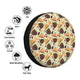 thumbnail image 4 of Fotbe Thanksgiving Funda de Llanta de Repuesto con Estampado, Engrosada, Ajuste Universal para Jeep, Remolque, RV, SUV, Camión-14 inch, 4 of 6