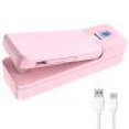 thumbnail image 2 of Sellador De Calor Eléctrico Sellador de calor portátil Sellado de bolsas de almacenamiento de bocadillos de alimentos recargables (rosa) Likrtyny Libre de BPA, 2 of 3