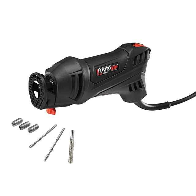 Sistema de sierra en espiral Bosch Rotozip SS355-20 de 5.5 amperios con 2 accesorios