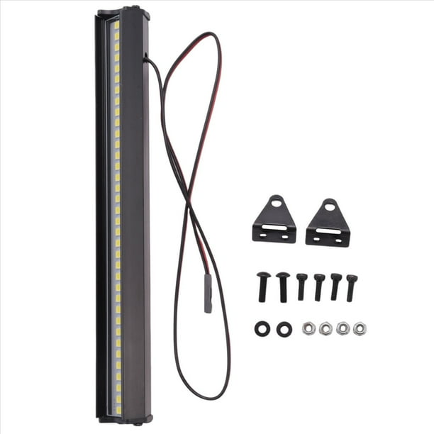 Barra de Luz LED de 150MM y 36 Luces para LáMpara de Techo para Axial SCX10 90046 TRX4 Slash 1/8 1/10 RC Crawler Truck