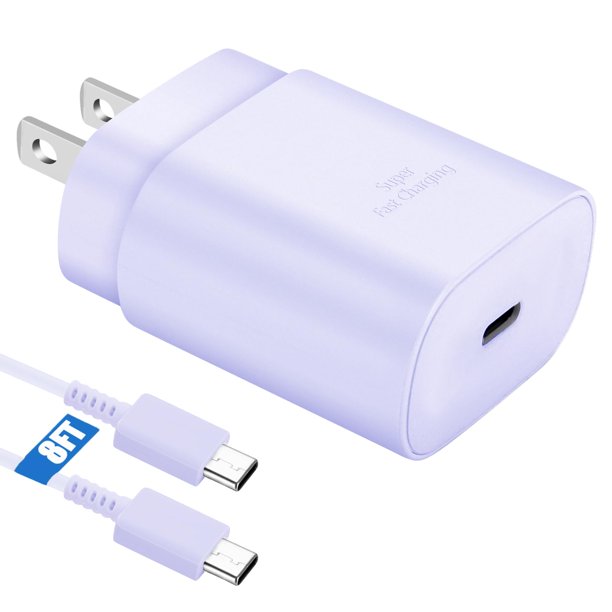 Cargador DiHines Super Fast USB-C de 25 W para Samsung Galaxy