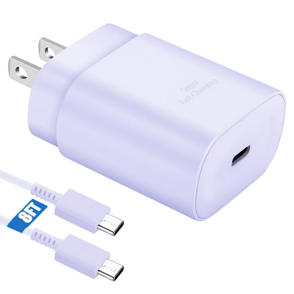Cargador DiHines Super Fast USB-C de 25 W para Samsung Galaxy