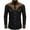 Black, variant on CHUOU Men's Fashion Western Style Print Loose Personality Long Sleeved Shirt