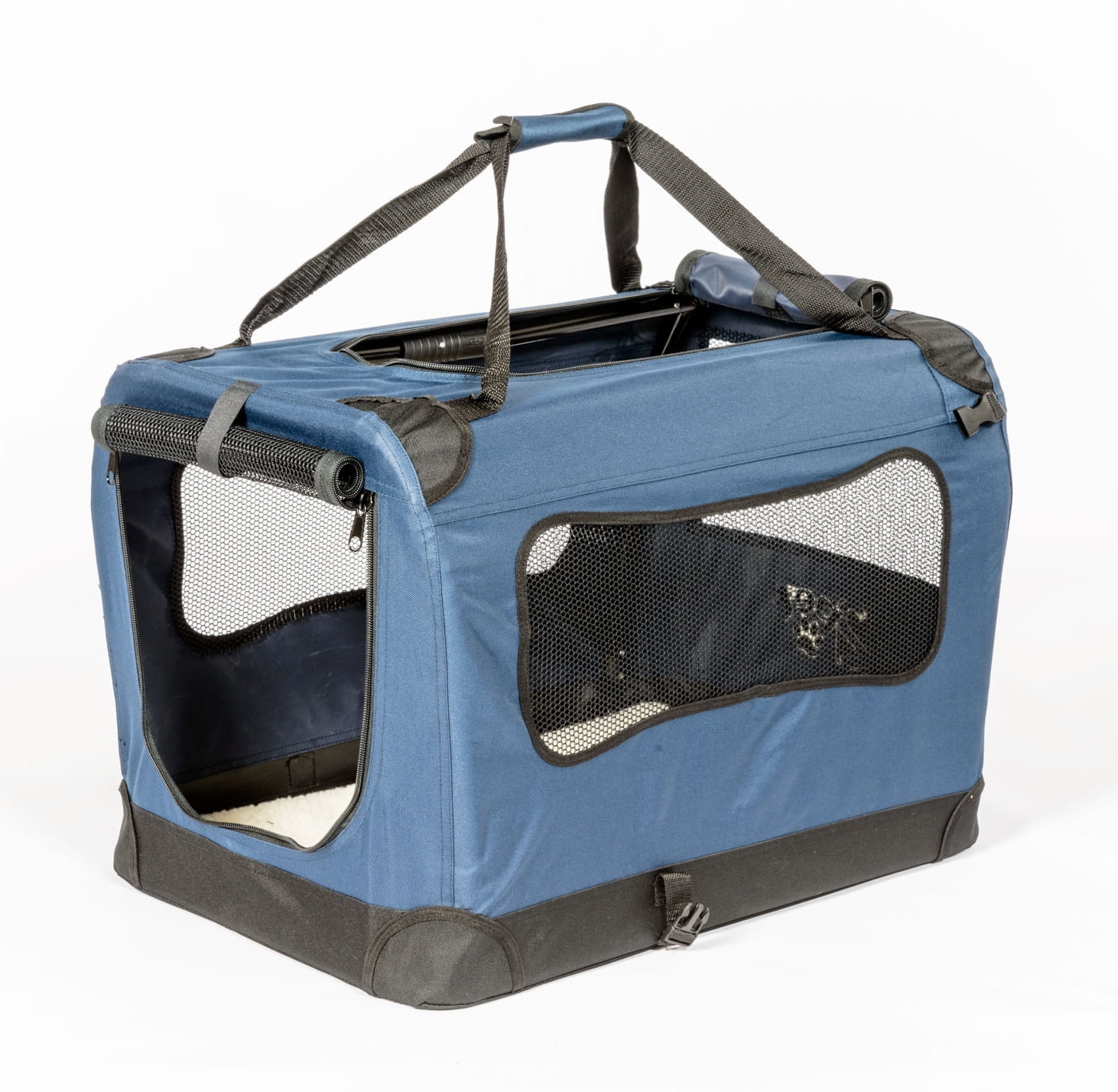 2PET Foldable Dog Crate Soft, Easy to Fold & Carry Dog Crate for