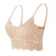 thumbnail image 1 of Popvcly - Camisola de encaje para mujer, tirantes finos, sujetador bandeau sin aros, top corto con almohadillas, 1 of 6