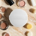 thumbnail image 4 of Unique Bargains 1 Pc Round Makeup Powder Puff for Travel Dressing Tables 1.38"x0.28" White Fleece, 4 of 5