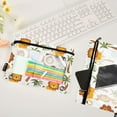 thumbnail image 4 of Cartoon Lions and Elephant 2 Pack Pencil Pouch for 3 Ring Binder Smooth Zipper Folders with Pockets Clear Window Pencil Case, 4 of 6
