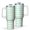 White-1, variant on Modern 40oz Tumbler– Stainless Steel Insulated Tumbler with Handle and Straw, Large Capacity Travel Cup for Hot & Cold Drinks