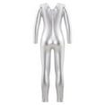 thumbnail image 2 of Alvivi Kids Girls Shiny Metallic Unitard Long Sleeves Ballet Dance Gymnastics Leotard Jumpsuit 4-14, 2 of 7