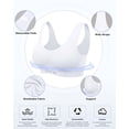 thumbnail image 5 of A AGROSTE 3 Pack Sports Bra for Women Seamless Wireless Low Support Workout Bra Comfy Sleep Bra with Removable Padded, 5 of 7