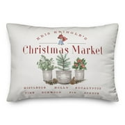 Creative Products Kringle Christmas Market 20 x 14 Spun Poly Pillow