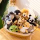 thumbnail image 3 of LLavero de peluche de animales de dibujos animados, juguetes suaves de peluche, bolsa de teléfono, mochila, llaves de coche, decoración colgante, León, mono, Tigre, Panda, muñecas de juguete, 3 of 5