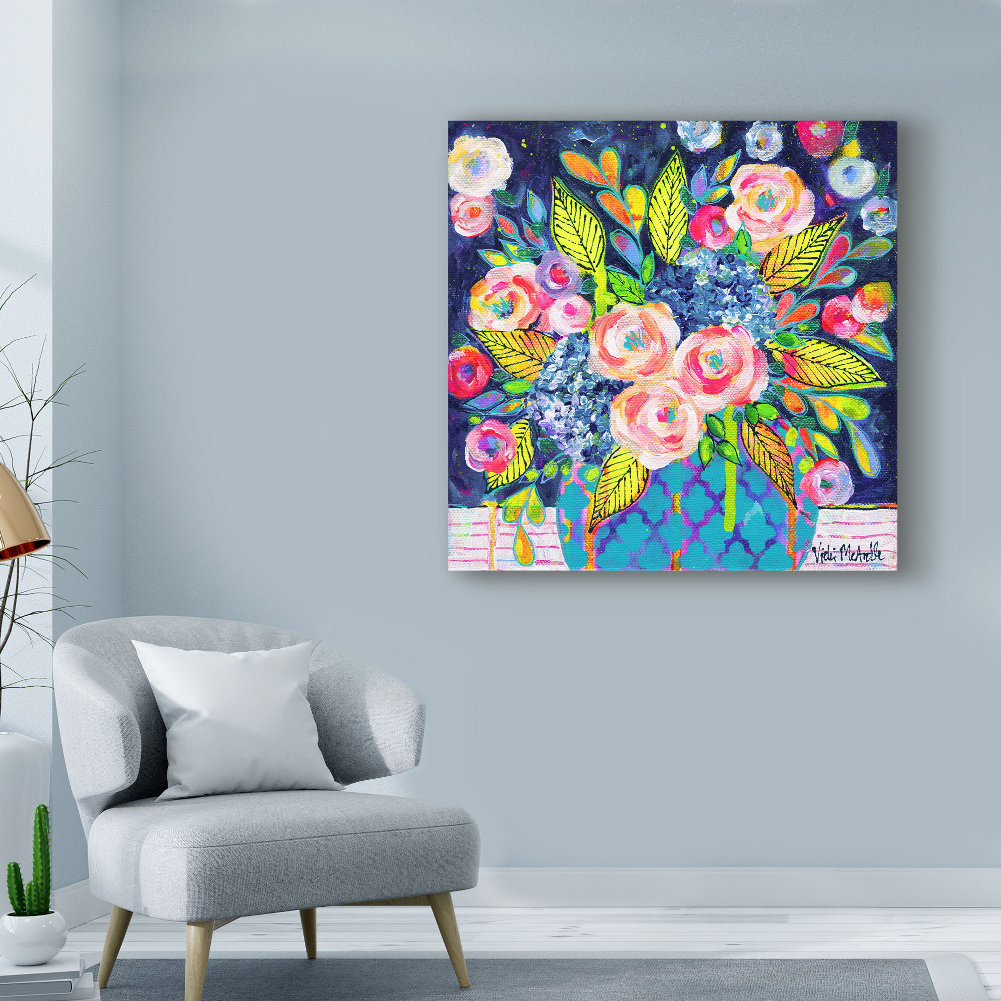Trademark Fine Art 'I Carry You' Canvas Art by Vicki Mcardle Art