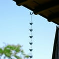 thumbnail image 3 of MOMOJIA Rain Catchers Chain With Multiple Metal Flower Cup Handmade Garden Decoration Water Flows Solution Replacement Downspout, 3 of 8
