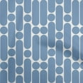 thumbnail image 1 of oneOone Viscose Chiffon Light Blue Fabric Geometric Fabric For Sewing Printed Craft Fabric By The Yard 42 Inch Wide, 1 of 4