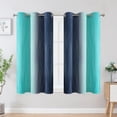 thumbnail image 2 of Cortina Estelar Textiler Ombre azul marino turquesa 107 x 137 cm, 2 of 9