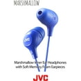 JVC Marshmallow Memory Foam Earbuds Black HAFX38B