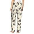 thumbnail image 3 of Goofa Funny Chicken Printed Soft Pajama Pants for Women, Wide Leg Comfy Casual Lounge Yoga Pants-Large, 3 of 9